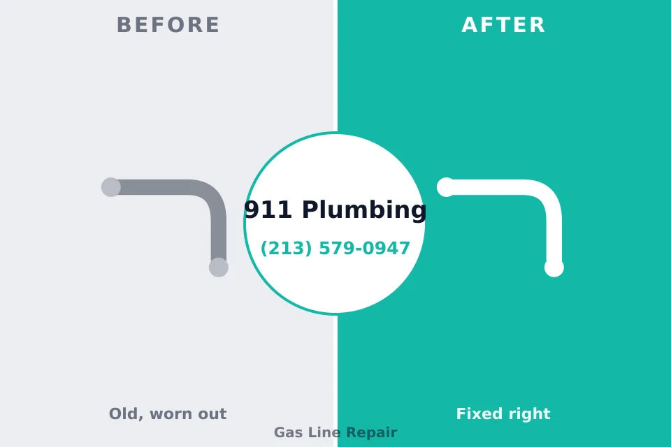 Before and after: plumbing repair Reminderville, OH
